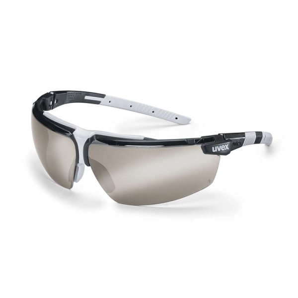 عینک ایمنی لنز جیوه ای uvex مدل i-3