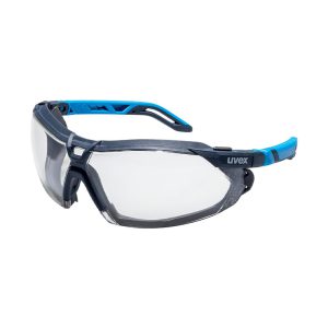 عینک ایمنی لنز شفاف uvex مدل  i-5 guard