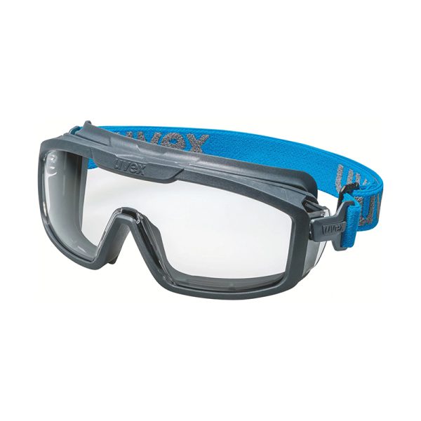 عینک ایمنی گاگل لنز شفاف uvex مدل +i-guard