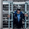 عینک ایمنی گاگل لنز دودی uvex مدل megasonic